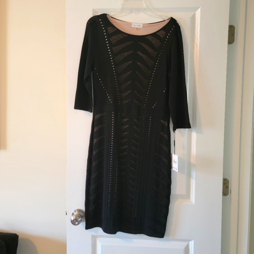Black Knit Dress
